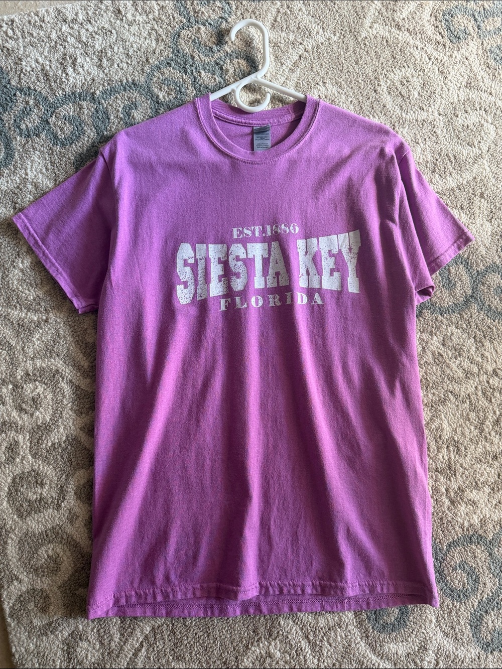 Gildan Siesta Key Florida Graphic Tee - Purple